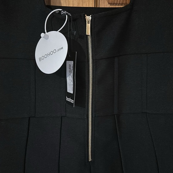 NWT Boohoo faux boned corset bodycon dress size 14 - Picture 5 of 8